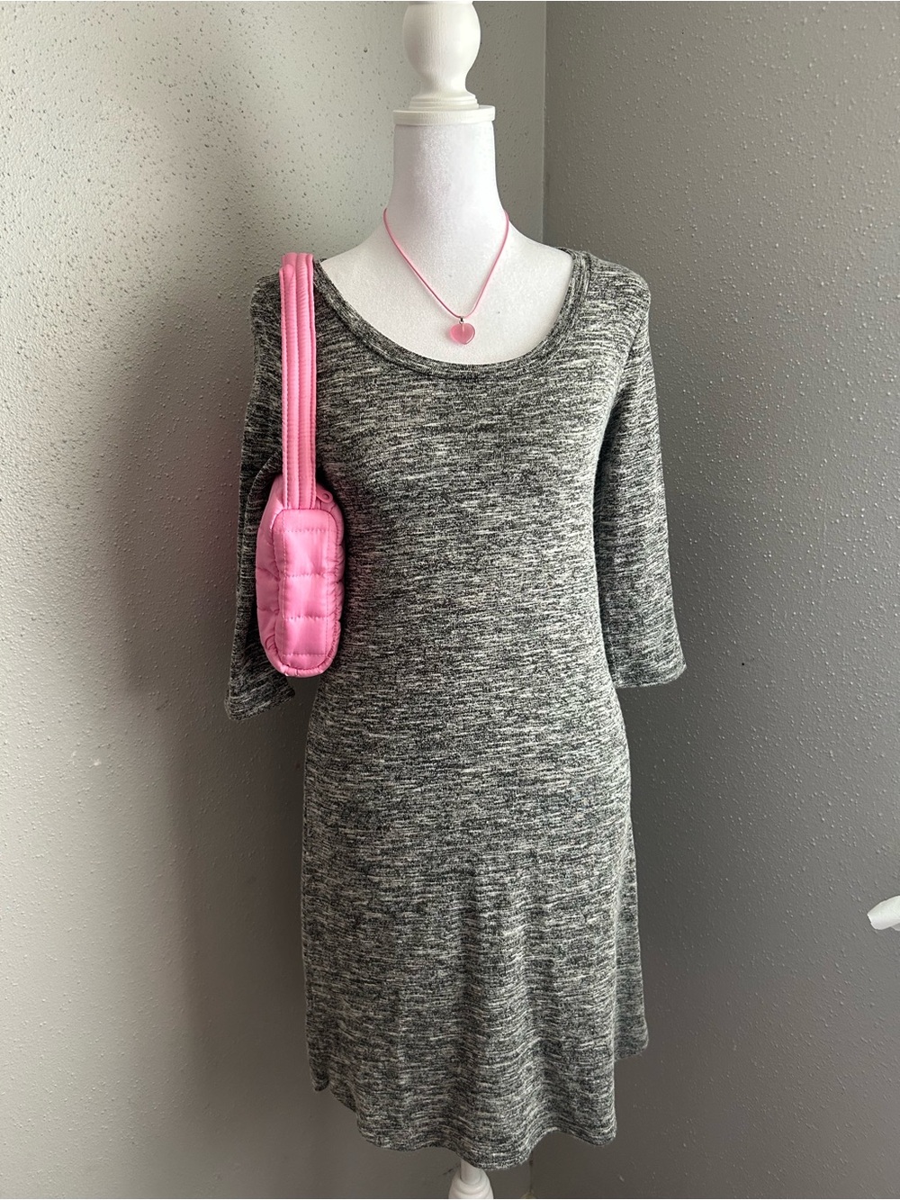 Charlotte Russe Gray Knit Dress